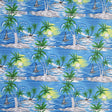 Boardshort Fabric Hawaiian Sunrise Flow Stretch Woven UPF 50+