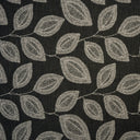 Charcoal Botanical Upholstery Fabric by the Yard