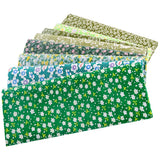 Teramila 8PCS Pack Square Multicolor Printed Cotton Fabric For Sewing Quilt Cloth Needlework Plaid Handicraft Material Patchwork
