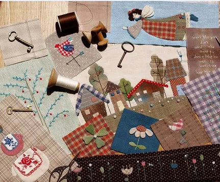 Japanese Yarn-dyed fabric handmade DIY Patchwork 100% Cotton Fabric For Sewing Doll clothes Quilt cloth Bundle  telas tissus