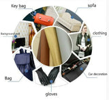 7pcs Wholesale Litchi PU Faux Leatherette Sweing Fabric Leather Systhetic Sheets Bow Bag DIY Earring Handmade Decor 20*15cm