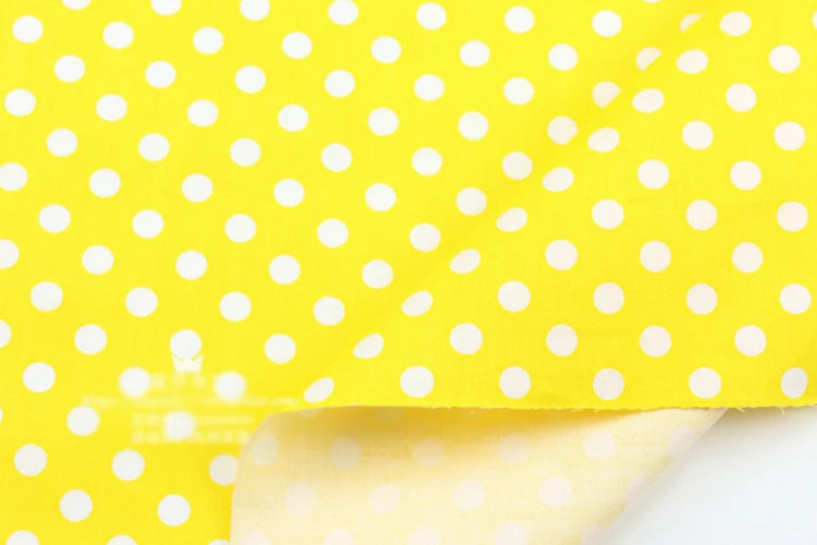 Dots Printed 100% Cotton Fabric by Meter, DIY Patchwork, Quilt Cloth, Bedding Blanket, Sheet, Pillow Decor, Fat Quilt, Tilda