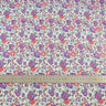 100% Cotton Fabric Pink Purple Pattern Floral Plain Printed Patchwork Cloth DIY Handmade Sewing fabrics in The Meter Needlework