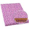100% Cotton Fabric Pink Purple Pattern Floral Plain Printed Patchwork Cloth DIY Handmade Sewing fabrics in The Meter Needlework
