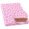 100% Cotton Fabric Pink Purple Pattern Floral Plain Printed Patchwork Cloth DIY Handmade Sewing fabrics in The Meter Needlework