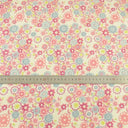 100% Cotton Fabric Pink Purple Pattern Floral Plain Printed Patchwork Cloth DIY Handmade Sewing fabrics in The Meter Needlework