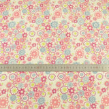 100% Cotton Fabric Pink Purple Pattern Floral Plain Printed Patchwork Cloth DIY Handmade Sewing fabrics in The Meter Needlework