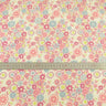 100% Cotton Fabric Pink Purple Pattern Floral Plain Printed Patchwork Cloth DIY Handmade Sewing fabrics in The Meter Needlework