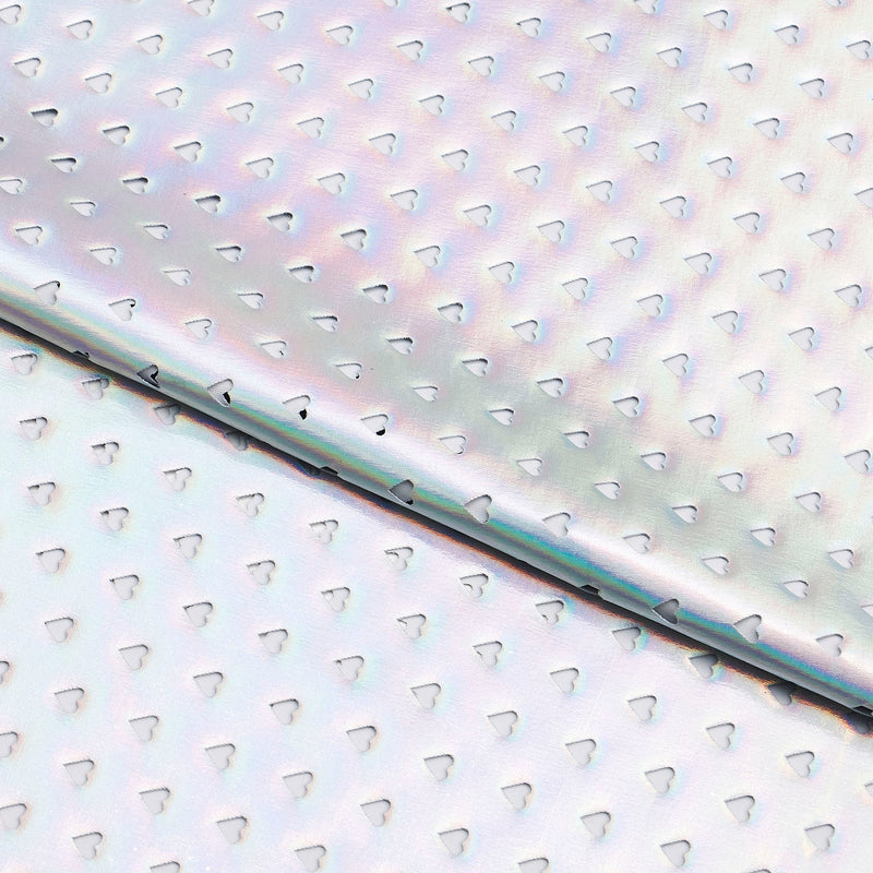 Hearts Wide Open Polyester Spandex Fabric - Hearts Pattern, 54" Width (1 Yard)