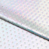 Hearts Wide Open Polyester Spandex Fabric - Electric Silver, Tinkerbell, 54" Width (1 Yard)