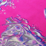 Nucleus Nylon Spandex Fabric - Multicolor Abstract Print, 58/60" Width (1 Yard)