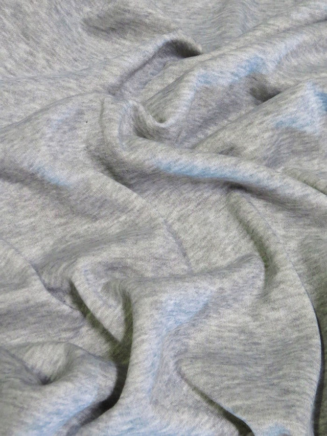 Polar Fleece Fabric Heather Gray Sold By The Yard