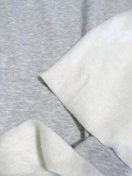 Polar Fleece Fabric Heather Gray Sold By The Yard