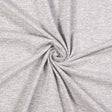 Cotton Spandex Jersey Knit Fabric Heather Grey 4-Way Stretch