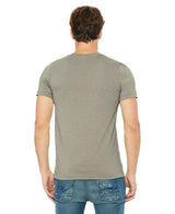 Bella Canvas 3001CVC Cotton Poly Fabric - Heather Stone, Short Sleeve Crew Neck, Unisex (1 Piece)