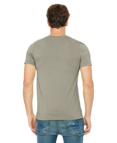 Bella Canvas 3001CVC Cotton Poly Fabric - Heather Stone, Short Sleeve Crew Neck, Unisex (1 Piece)