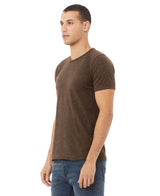Bella Canvas 3001CVC CVC Cotton Poly Fabric - HTR Brown Heather, Crew Neck, Short Sleeve (1 Piece)