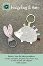 Printed Paper Pattern Hedgehog and Hare