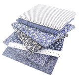 Teramila 8PCS Pack Square Multicolor Printed Cotton Fabric For Sewing Quilt Cloth Needlework Plaid Handicraft Material Patchwork