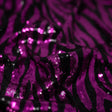 Sequin Spandex Zebra Glitz Fabric