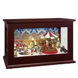 13" Mr. Christmas Animated Heirloom Christmas Music Box