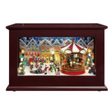 13" Mr. Christmas Animated Heirloom Christmas Music Box