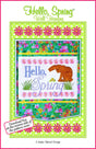 Embroidery Pattern Hello Spring Wall Hanging