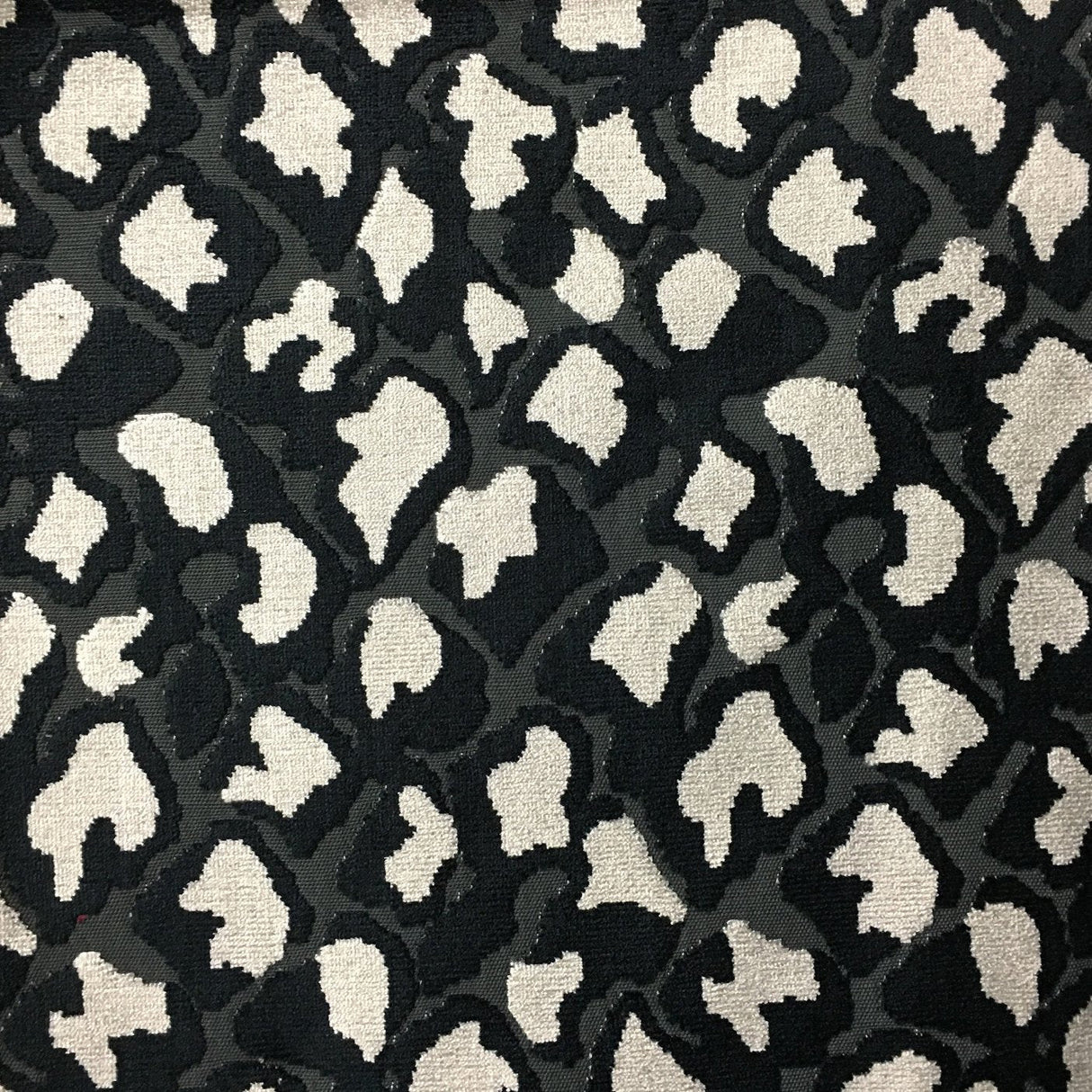 Leopard Cut Velvet Upholstery Fabric by the Yard