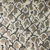 Leopard Cut Velvet Upholstery Fabric by the Yard