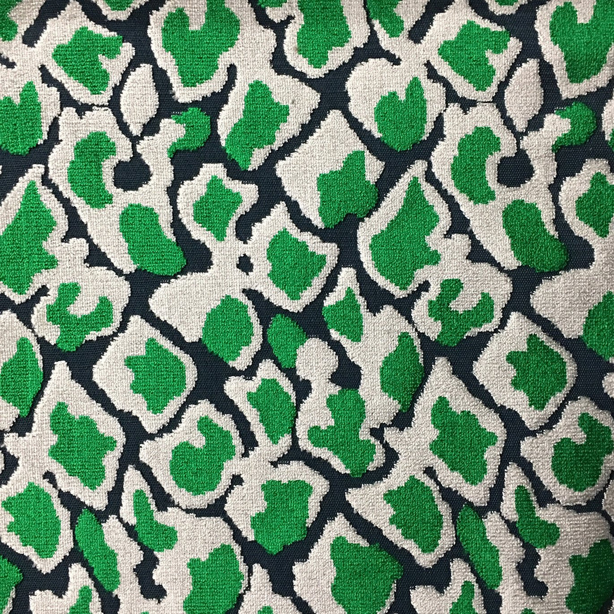Leopard Cut Velvet Upholstery Fabric by the Yard