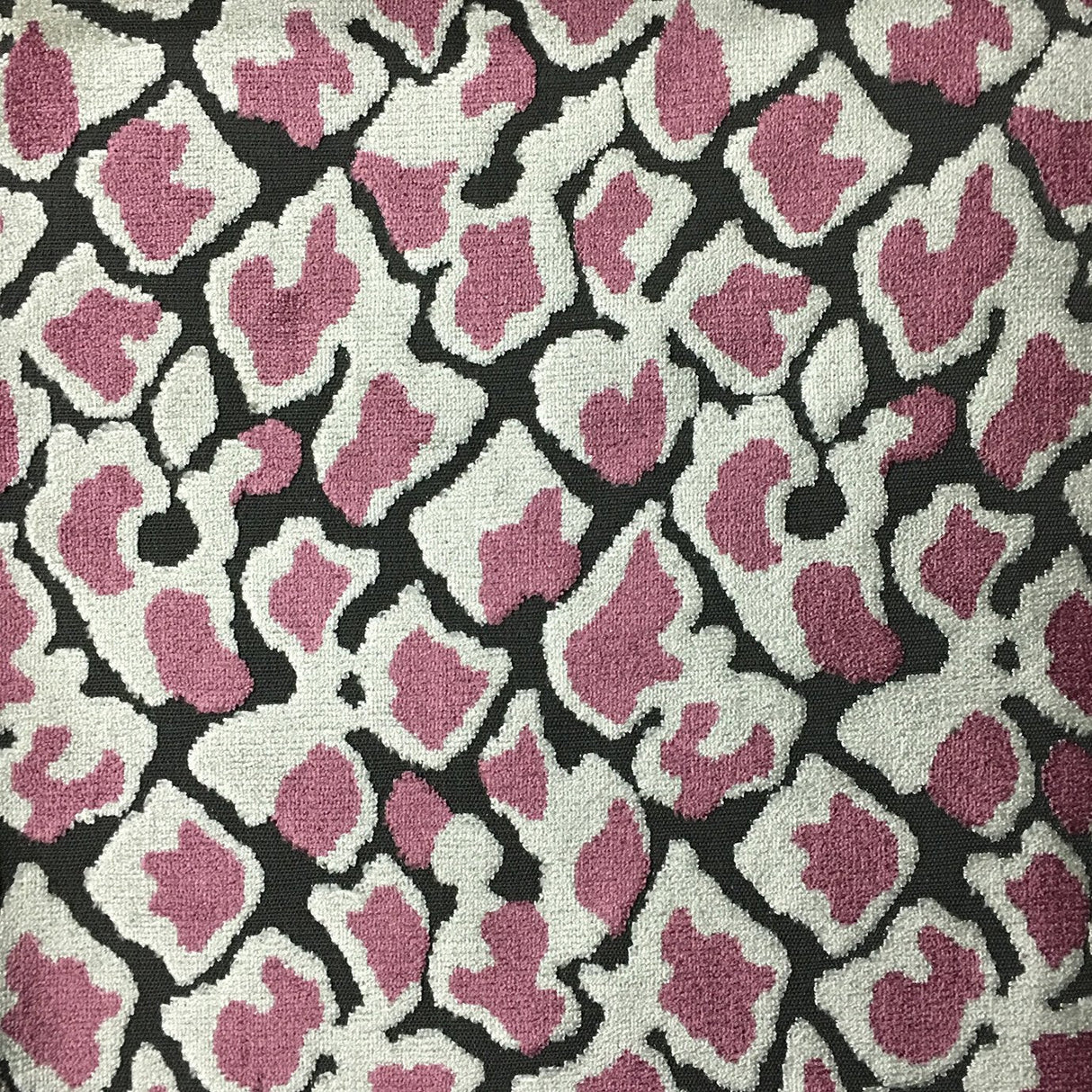 Leopard Cut Velvet Upholstery Fabric by the Yard