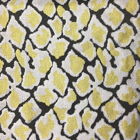 Leopard Cut Velvet Upholstery Fabric by the Yard