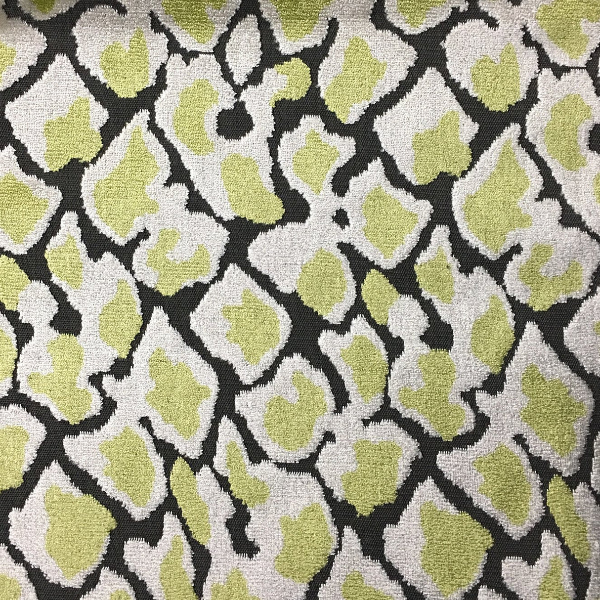 Leopard Cut Velvet Upholstery Fabric by the Yard