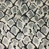 Leopard Cut Velvet Upholstery Fabric by the Yard
