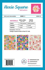 Quilt Pattern by Sew Mariana Hexie Square