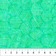 Cotton Print Hexies Aqua 44/45 Fabric