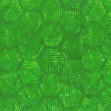 Cotton Hexies Avacado Fabric 44/45" by Banyan Batiks Studio