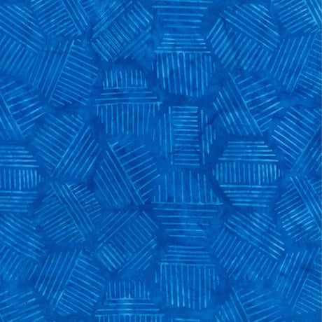 Cotton Hexies Blue Bayou 44/45 Fabric