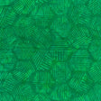 Cotton Hexies Emerald Batik Fabric 44/45"