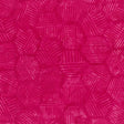 Cotton Fabric Hexies Pink Punch 44/45"
