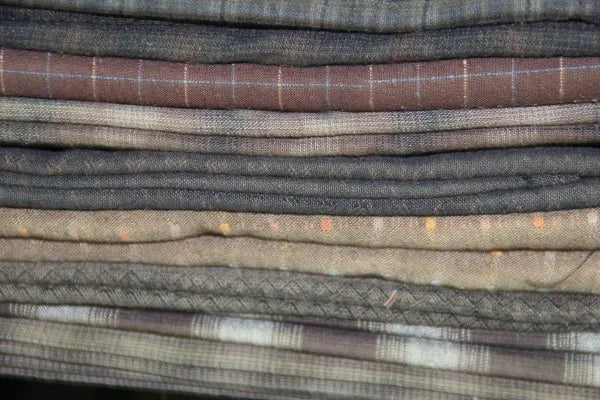 Japanese Yarn-dyed fabric handmade DIY Patchwork 100% Cotton Fabric For Sewing Doll clothes Quilt cloth Bundle  telas tissus