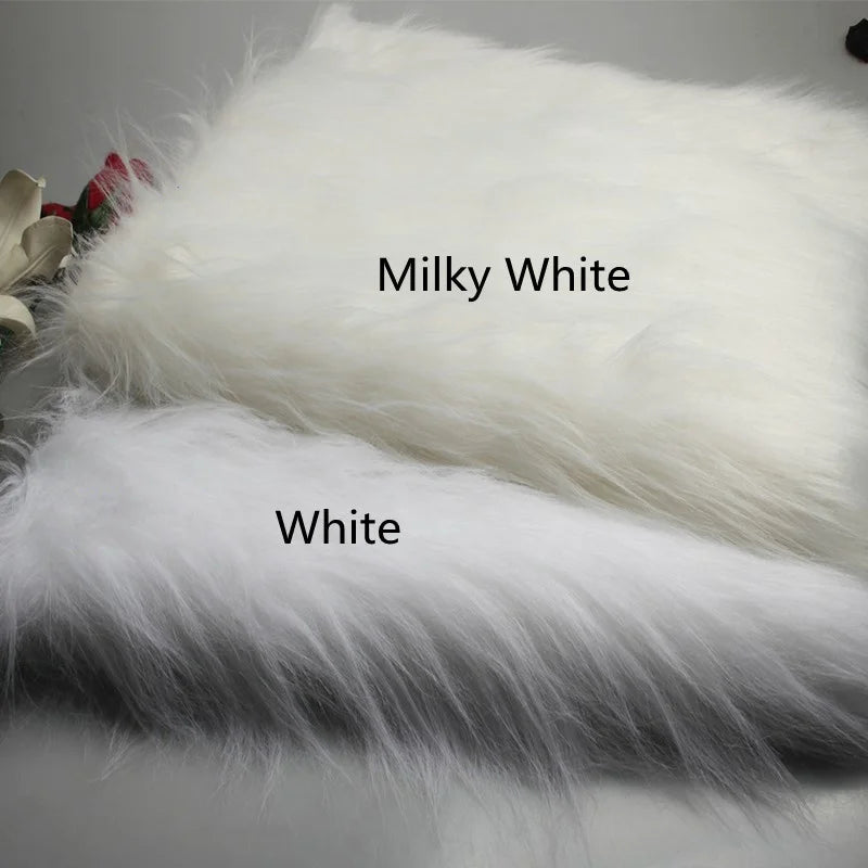 35Colours 12cm Imitation Plush Fur Fabric For DIY Photo Props chair decorative background Plush mat animal toy doll fabric