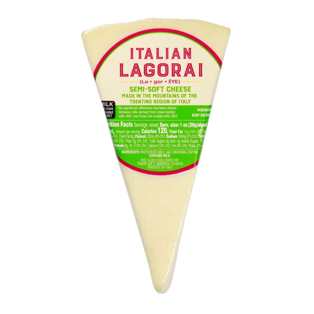 Italian Lagorai Semi Soft Cheese
