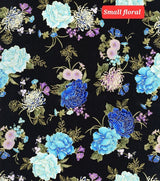 Quilting Cotton Hi Fashion Metallic Floral Timeless Treasures