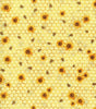 Quilting Cotton Hi Fashion Honeycomb Florals Yellow