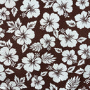 Polyester Hibiscus Flower Fabric