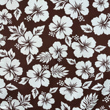 Polyester Hibiscus Flower Fabric