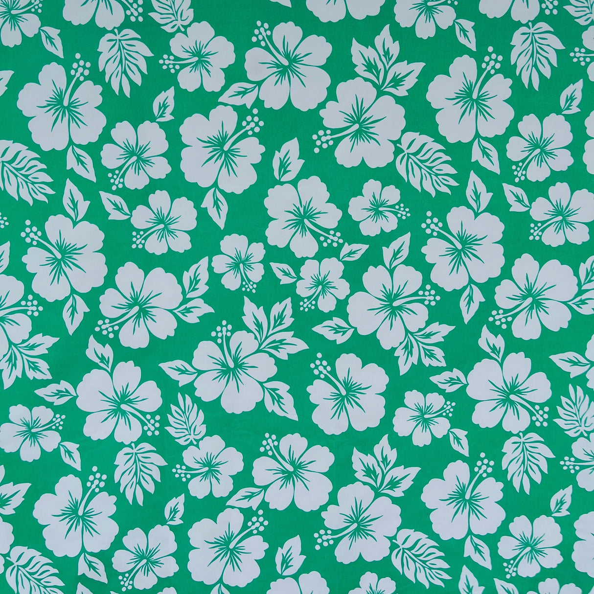 Polyester Hibiscus Flower Fabric