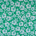 Polyester Hibiscus Flower Fabric