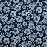 Polyester Hibiscus Flower Fabric
